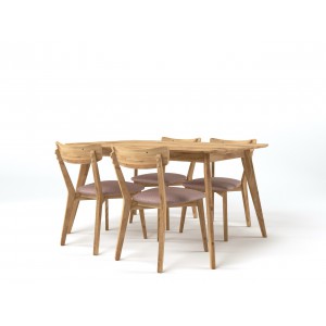 Dębowy stół w stylu skandynawskim DZIKI DĄB 6