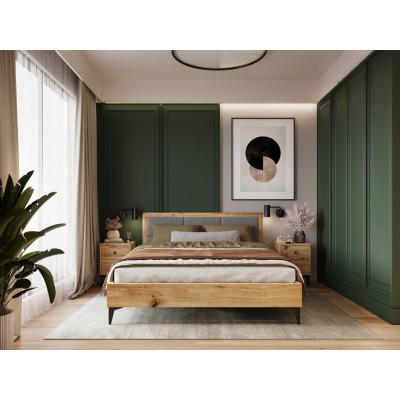 Tapicerowane łóżko - KOBE - DARMOWA DOSTAWA