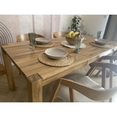 Dębowy rozkładany stół TEKO dziki dąb