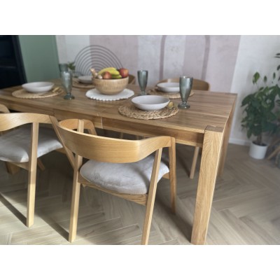 Dębowy rozkładany stół TEKO dziki dąb