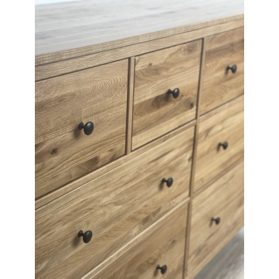 Dębowy regał SCANDIC I dziki dąb