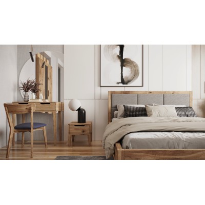 Dębowa szafka nocna RETRO 1s