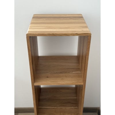 Regał dębowy FORTA II dziki dąb