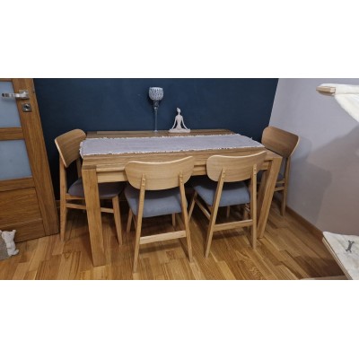 Dębowy rozkładany stół TEKO