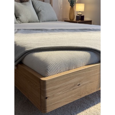 Łóżko drewniane dębowe ZEN lewitujące dziki dąb Łóżko drewniane dębowe ZEN lewitujące dziki dąb