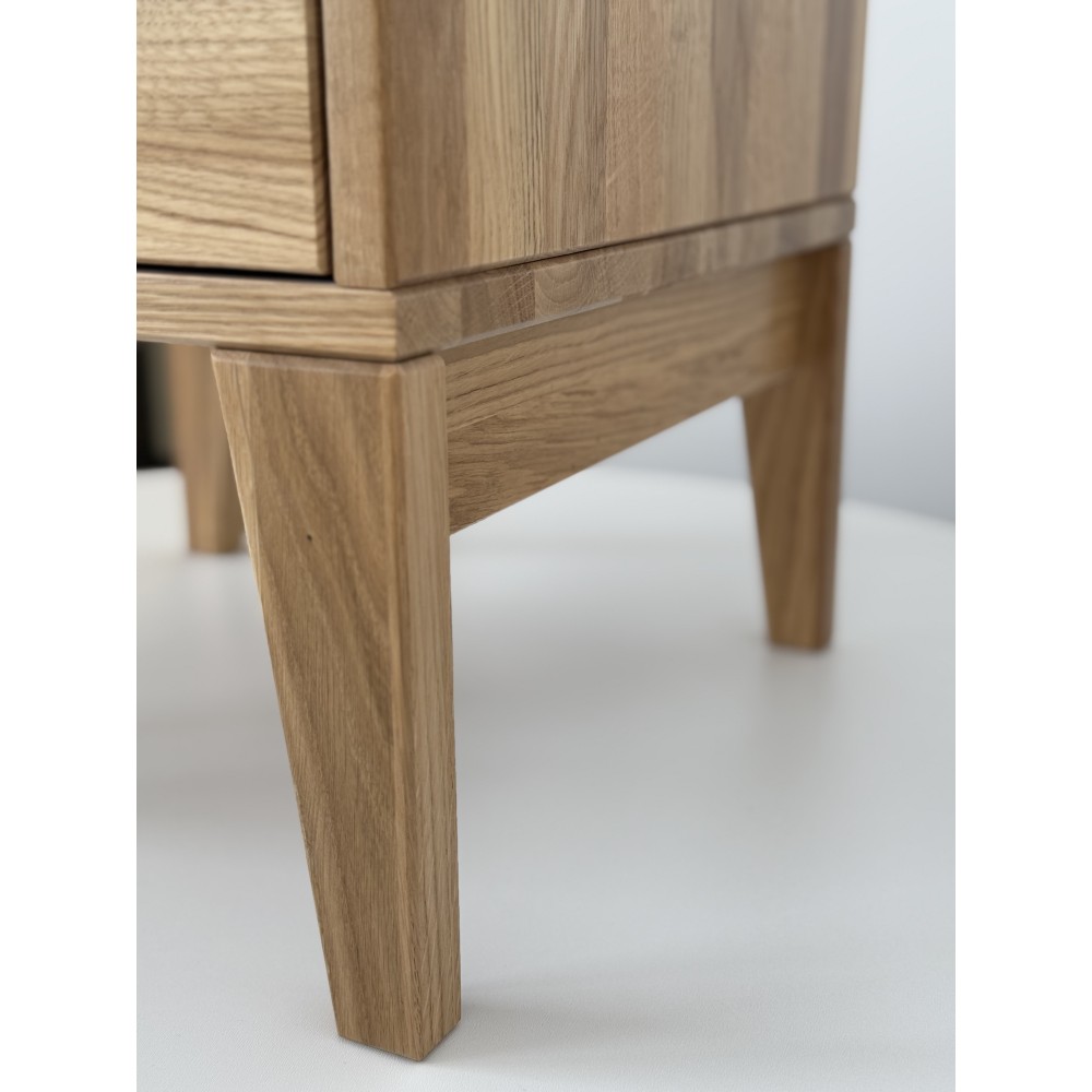Dębowa komoda RETRO, 3s