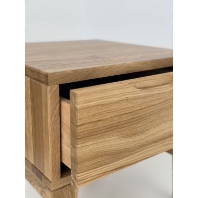 Dębowa komoda RTV RETRO, 2s