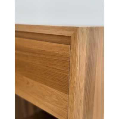 Szafka nocna dębowa QUATTRO (1s) dziki dąb