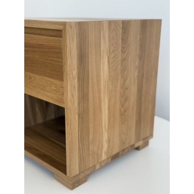 Szafka nocna dębowa QUATTRO (1s) dziki dąb