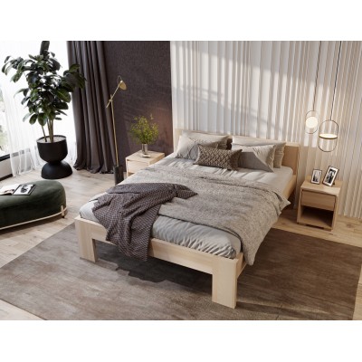 Łóżko Bukowe Quattro | Polskie | Drewniane do Sypialni