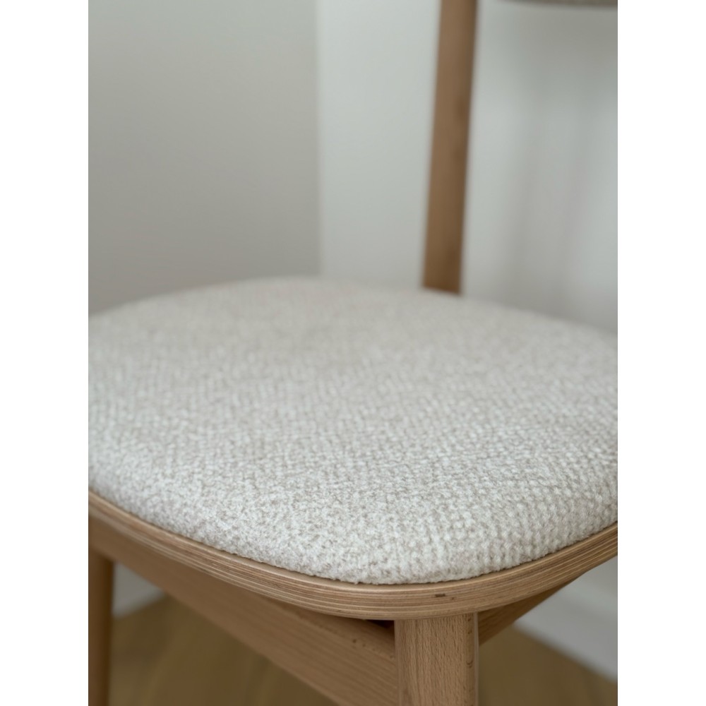 Czarny barowy - hoker - tapicerowany II