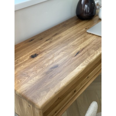 Dębowe biurko Nelson, dziki dąb