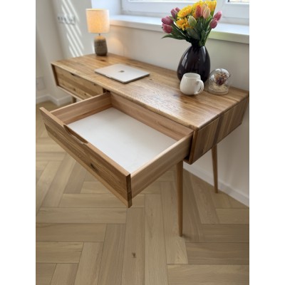 Dębowe biurko Nelson, dziki dąb