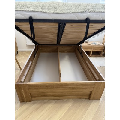 Łóżko Bukowe ze Skrzynią Quattro z Pojemnikiem | Polskie | Drewniane do Sypialni Łóżko Bukowe ze Skrzynią Quattro z Pojemnikiem | Polskie | Drewniane do Sypialni