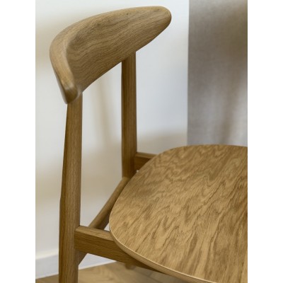 Dębowe krzesło barowe - hoker - drewniany