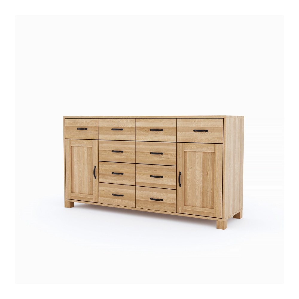 Dębowa komoda TEKO 10s + 2d