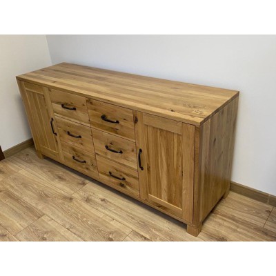 Dębowa komoda TEKO 6s + 2d