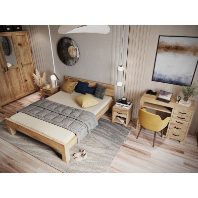 Dębowa komoda RTV TEKO 4s + 2d