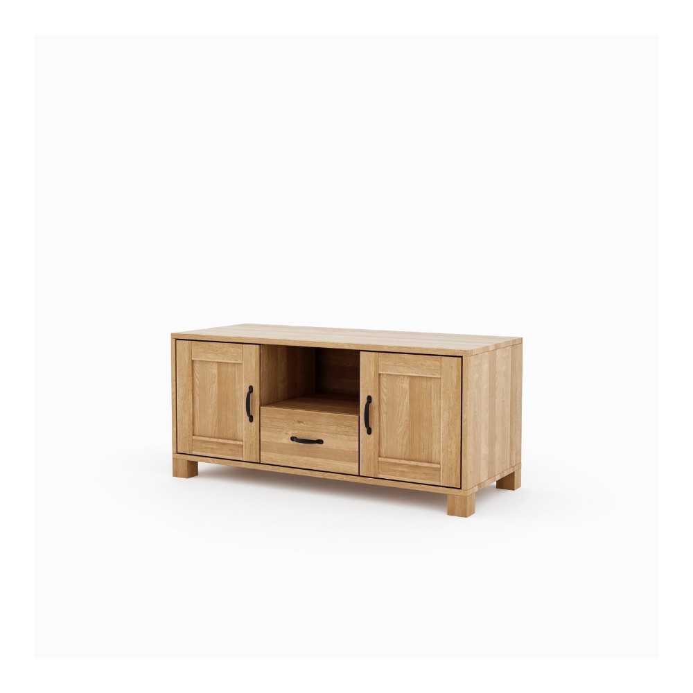 Dębowa komoda RTV TEKO 1s + 2d