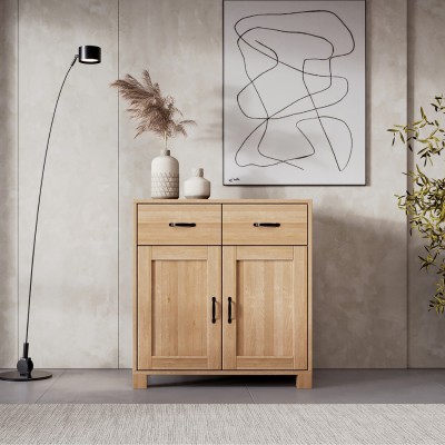 Dębowa komoda TEKO 2s + 2d