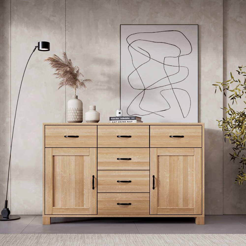 Dębowa komoda TEKO 6s + 2d