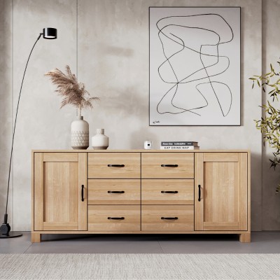 Dębowa komoda TEKO 6s + 2d