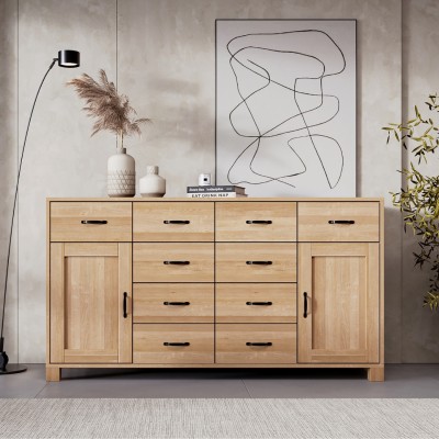 Dębowa komoda TEKO 10s + 2d