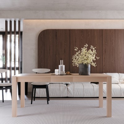 Bukowy rozkładany stół TEKO