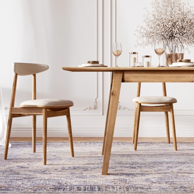 Dębowy, rozkładany stół w stylu skandynawskim DZIKI DĄB Dębowy, rozkładany stół w stylu skandynawskim DZIKI DĄB