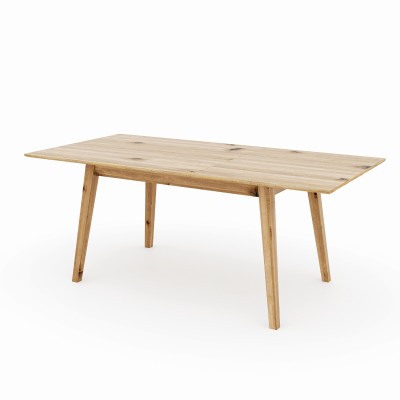 Dębowy, rozkładany stół w stylu skandynawskim DZIKI DĄB Dębowy, rozkładany stół w stylu skandynawskim DZIKI DĄB