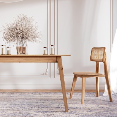 Dębowy stół w stylu skandynawskim DZIKI DĄB