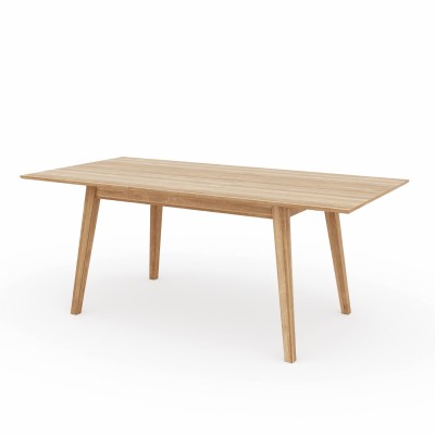 Dębowy, rozkładany stół w stylu skandynawskim Dębowy, rozkładany stół w stylu skandynawskim