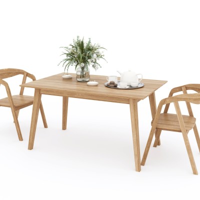 Dębowy, rozkładany stół w stylu skandynawskim Dębowy, rozkładany stół w stylu skandynawskim