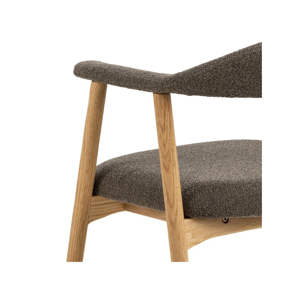 Tapicerowane krzesło OSLO TAUPE 40
