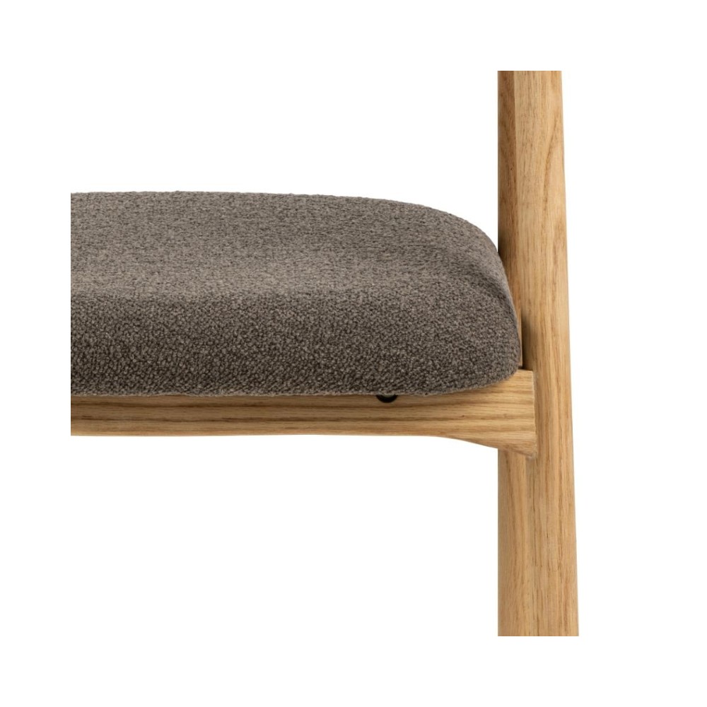 Tapicerowane krzesło OSLO TAUPE 40