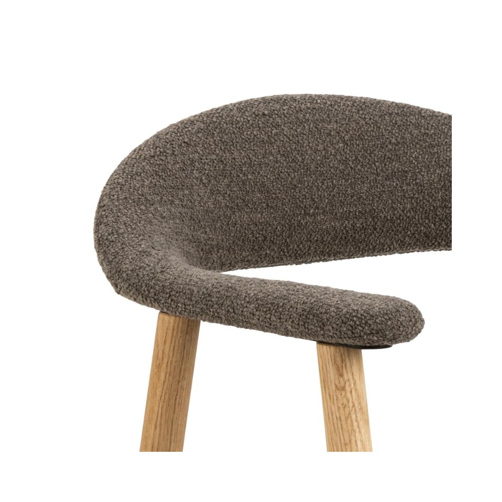 Tapicerowane krzesło OSLO TAUPE 40