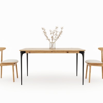 Dębowy rozkładany stół ARIA dziki dąb