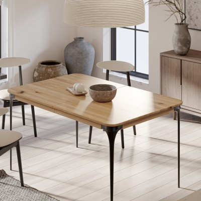 Dębowy rozkładany stół ARIA dziki dąb