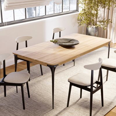 Dębowy rozkładany stół ARIA Dębowy rozkładany stół ARIA