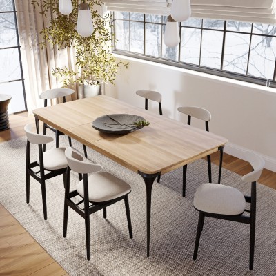 Dębowy rozkładany stół ARIA Dębowy rozkładany stół ARIA