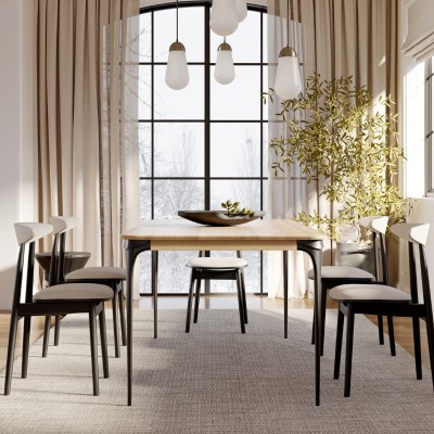 Dębowy rozkładany stół ARIA Dębowy rozkładany stół ARIA