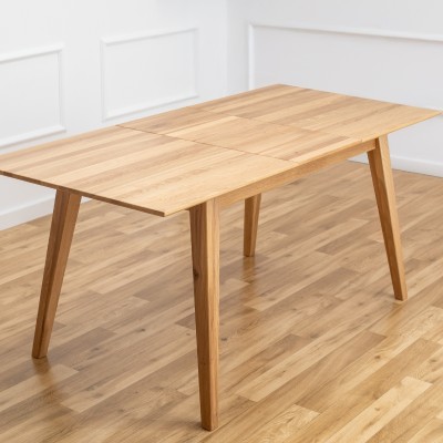 Dębowy, rozkładany stół w stylu skandynawskim Dębowy, rozkładany stół w stylu skandynawskim