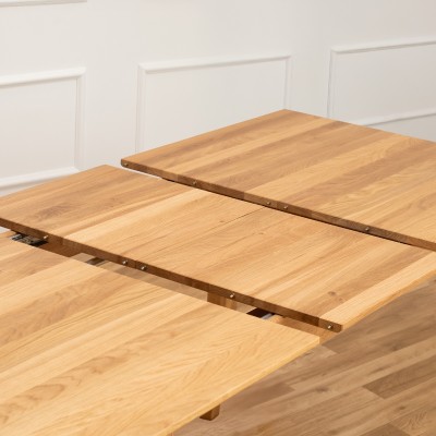 Dębowy, rozkładany stół w stylu skandynawskim DZIKI DĄB Dębowy, rozkładany stół w stylu skandynawskim DZIKI DĄB