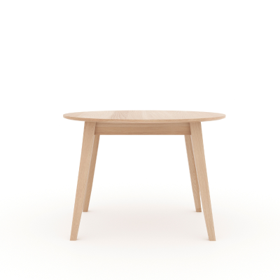 Bukowy okrągły stół w stylu RETRO