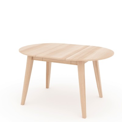 Drewniany rozkładany stół na lata | Kolekcja mebli w stylu skandynawskim