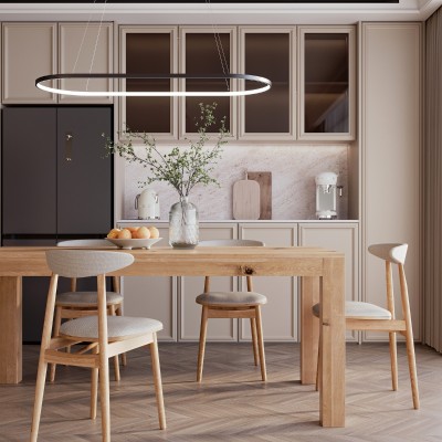 Dębowy stół KATO dziki dąb