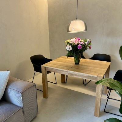 Dębowy rozkładany stół TEKO dziki dąb