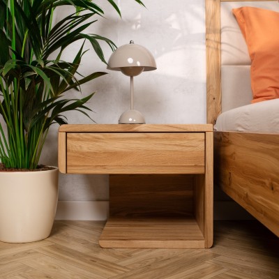 Szafka nocna ZEN Plus dębowa lewa