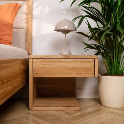 Szafka nocna ZEN Plus dębowa dziki dąb prawa