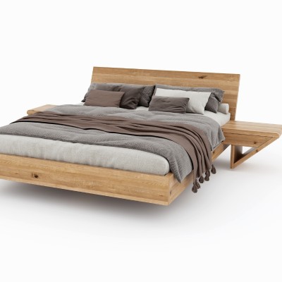 Szafka nocna ZEN z szufladką dębowa dziki dąb lewa